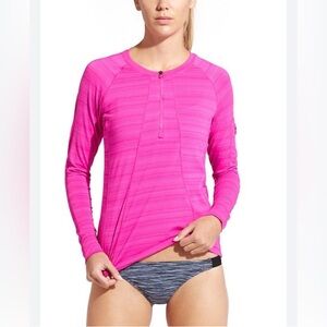 Athleta Pacifica UPF Top 2 Pink – Size Large